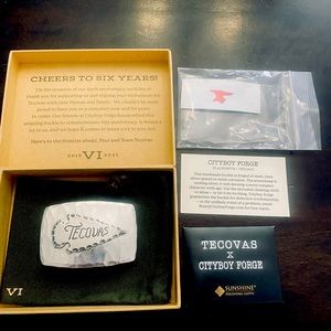 Tecovas Birthday V1 Silver Belt Buckle